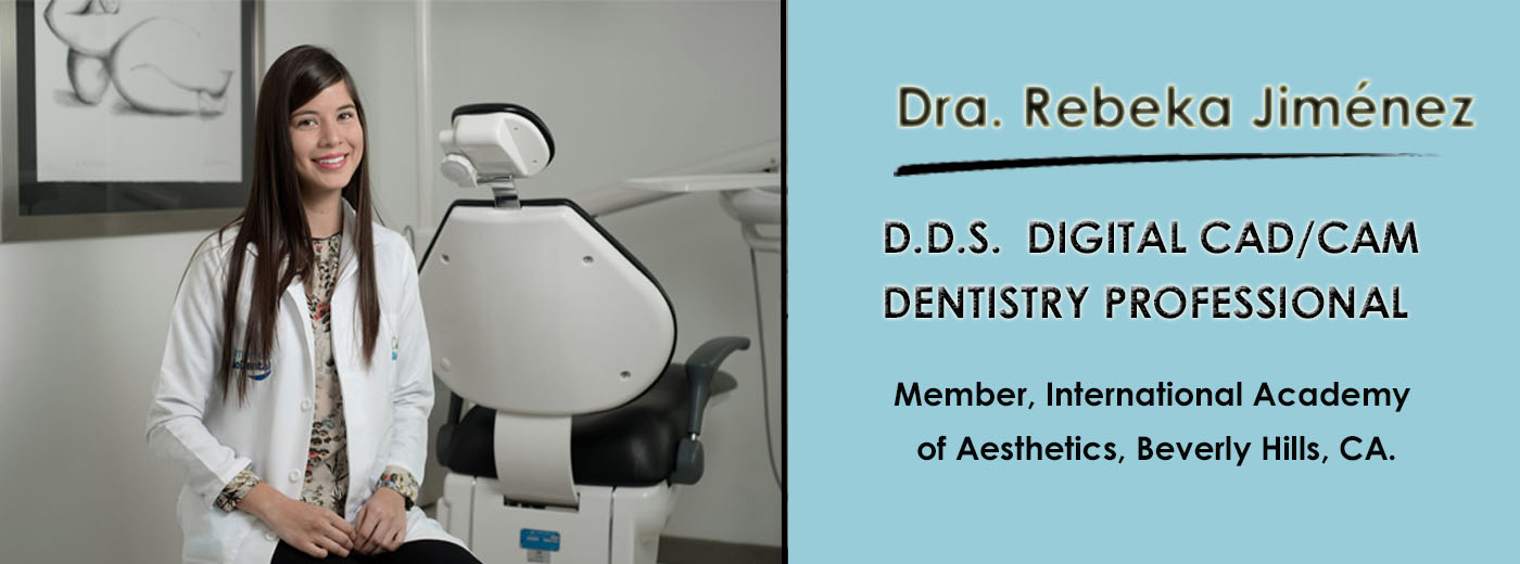 Picture of Dra. Rebeka Jiménez, D.D.S., Biodental Dentistry, Digital CAD/CAM Dentistry professional, with Premier Holistic Dental in San Jose, Costa Rica.  Dra. Jiménez is one of the top biological dentistry specialists at the world famous Premier Holistic Dental, in San Jose, Costa Rica.