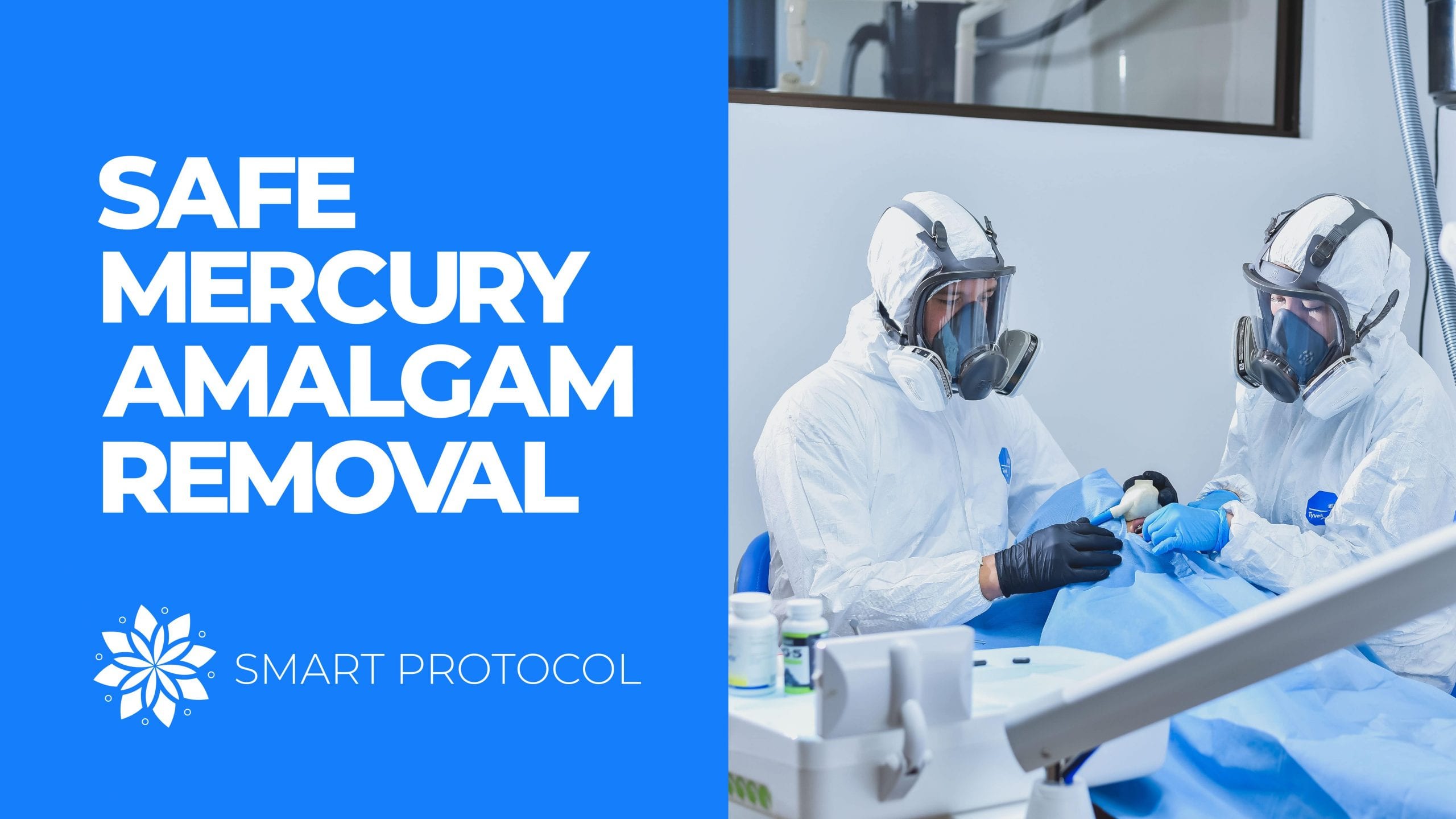 Picture two dentists performing safe mercury amalgam removal, as performed by the world famous Premier Holistic Dental in San Jose, Costa Rica.
